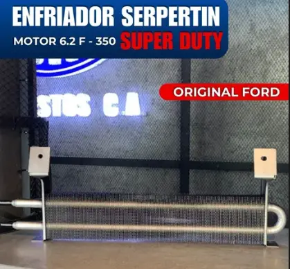 ENFRIADOR SERPENTIN MOTOR 6.2 F-350 SUPER DUTTY