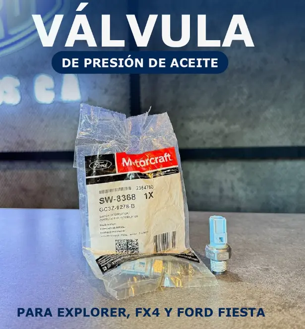 VALVULA DE PRESION DE ACEITE 1.6/ 4.6/ 5.4