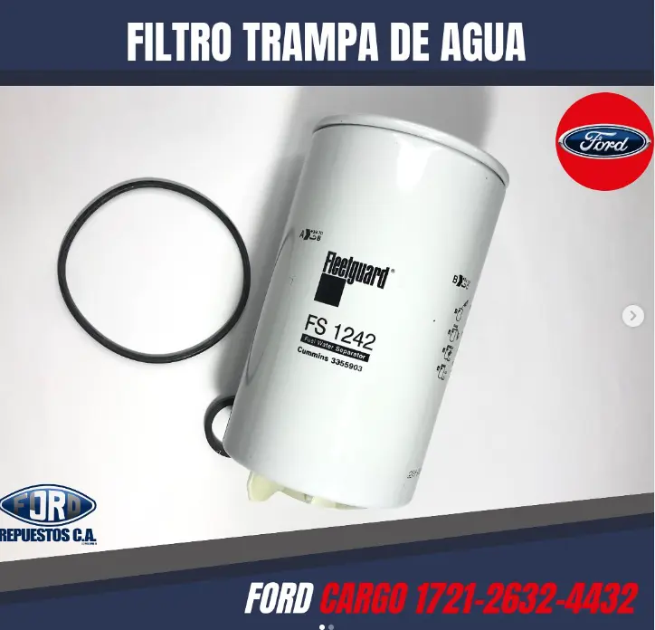 TAPA Y FILTRO FS-1241 Y FS1242 FLEETGUAED