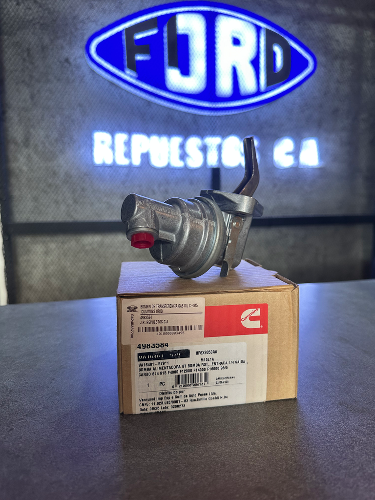 BOMBIN DE TRANSFERENCIA  GAS OIL CARGO 815 CUMMINS ORIG