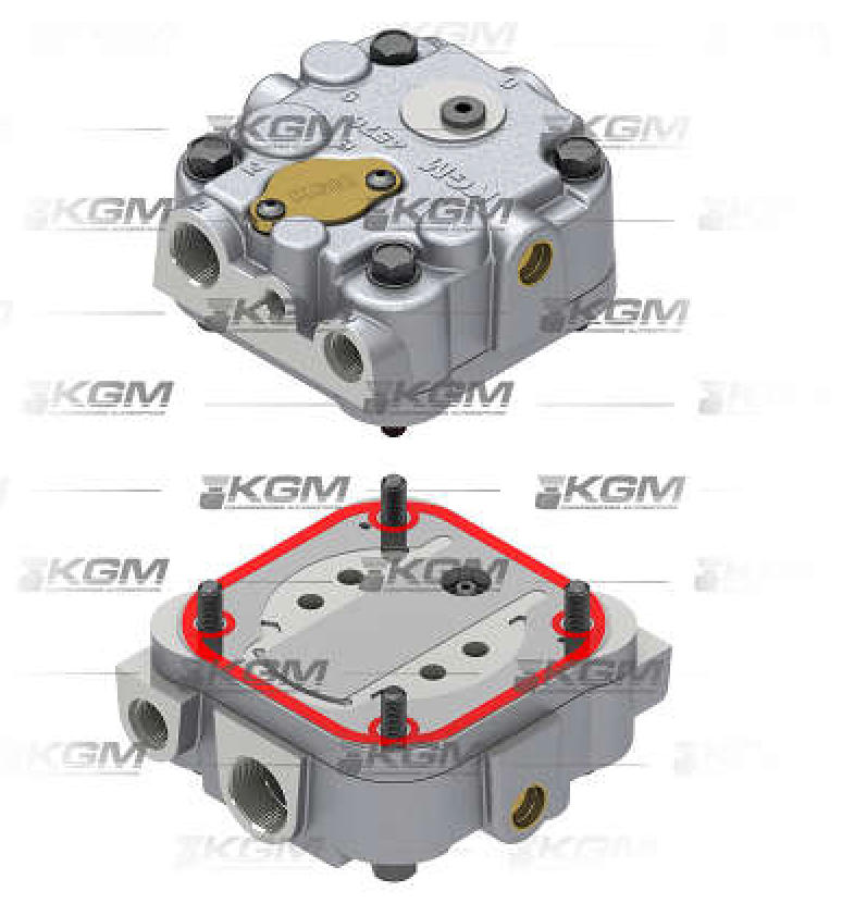 KIT DE CAMARA COMPL.  COMPRESOR DE FRENO CARGO 815 816 ORIG KGM RASIL
