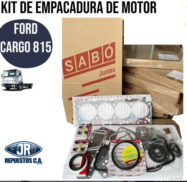 KIT DE EMPACADURA DE MOTOR COMPLETO MOTOR CARGO 815 SABO ORIG.