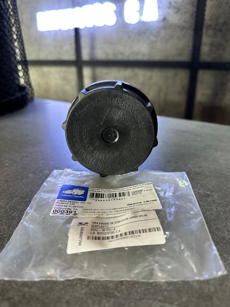 TAPA ENVASE DE DIRECCION CARGO 815 RESERPLASTIC